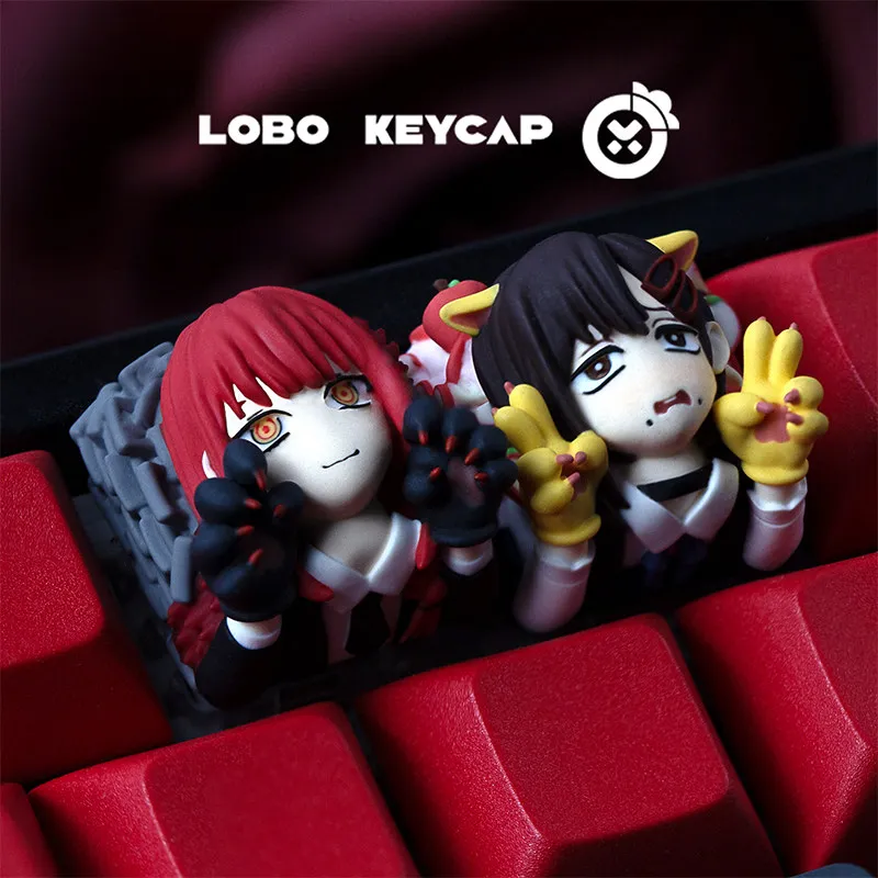 

Lobo Keycap Artisan Keycap Chainsaw Man Makima Reze Power Custom Resin Esc Key For Mechanical Keyboard Gift For Anime Lovers