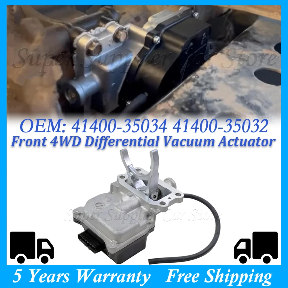 

For Toyota 4Runner FJ Cruiser Tacoma 03-19 Front 4WD Differential Vacuum Actuator 41400-35034 41400-35032 41400-35030 4140035031
