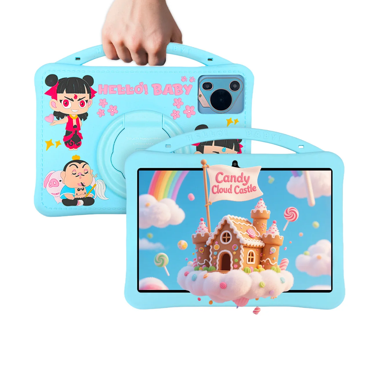 10.1 inch Android13 Kids Tablet 4GBRAM 64GB ROM 4000mAh Children Learning Educational Children's Tablets Children's Gift PC 1