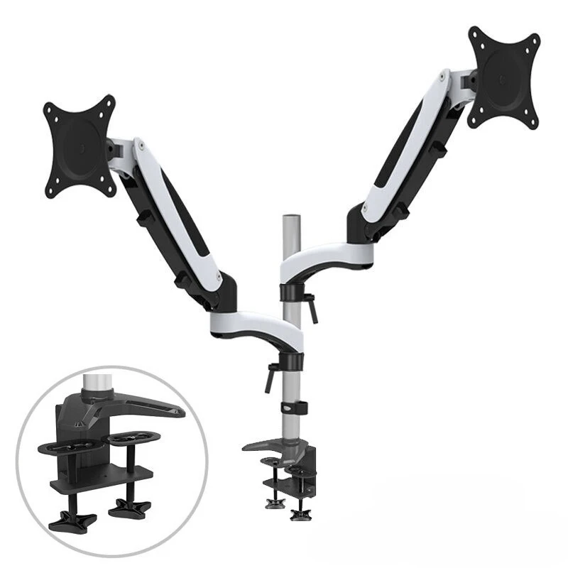 Desktop computer monitor bracket Lifting bracket Double arm dual screen display bracket GM224U