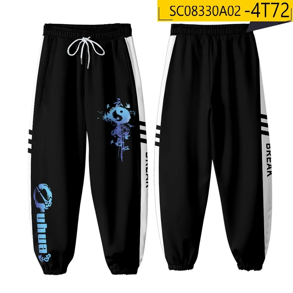 Hot Game Honkai Impact 3rd Fu Hua Fuhua Cosplay Costume 3D Print Joggers Pants Men/Women Casual Trousers Hip Hop Sweatpants 2024