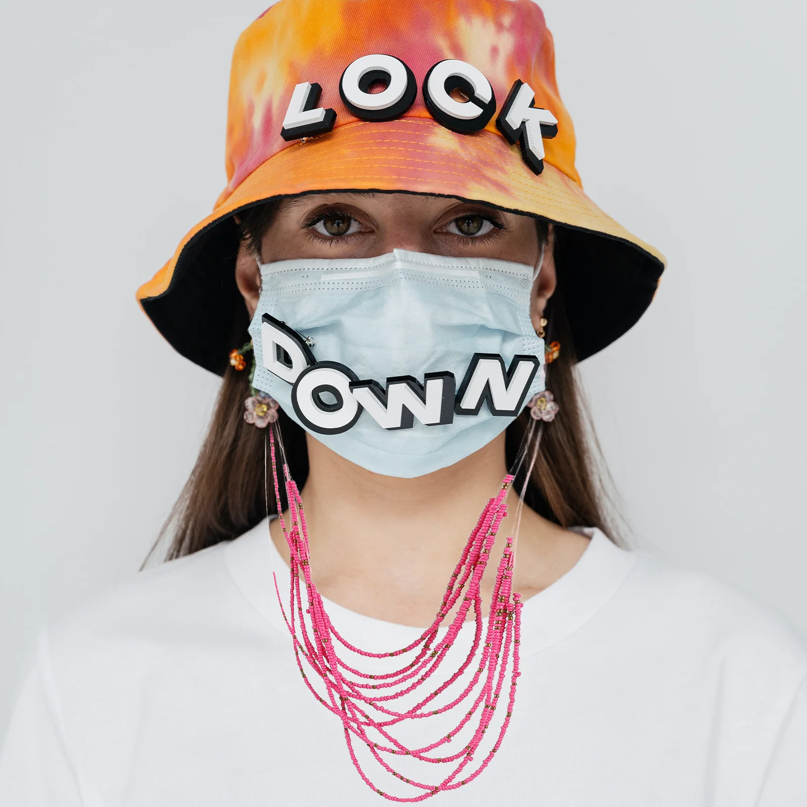 

2pcs Colorful Rice Bead Necklace Eyeglasses Chain Sunglasses Pendant Lanyard Decor Glasses Multi-Layer Cord Strap Bohemia Style