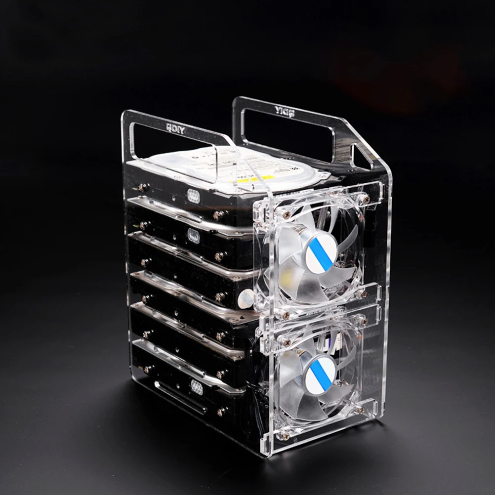 

1Set 3.5 Inch Hard Drive Mounting Bracket Sturdy Heat Dissipation Hollow Out Design Durable Long Time Use DIY Hard Disk Bracket