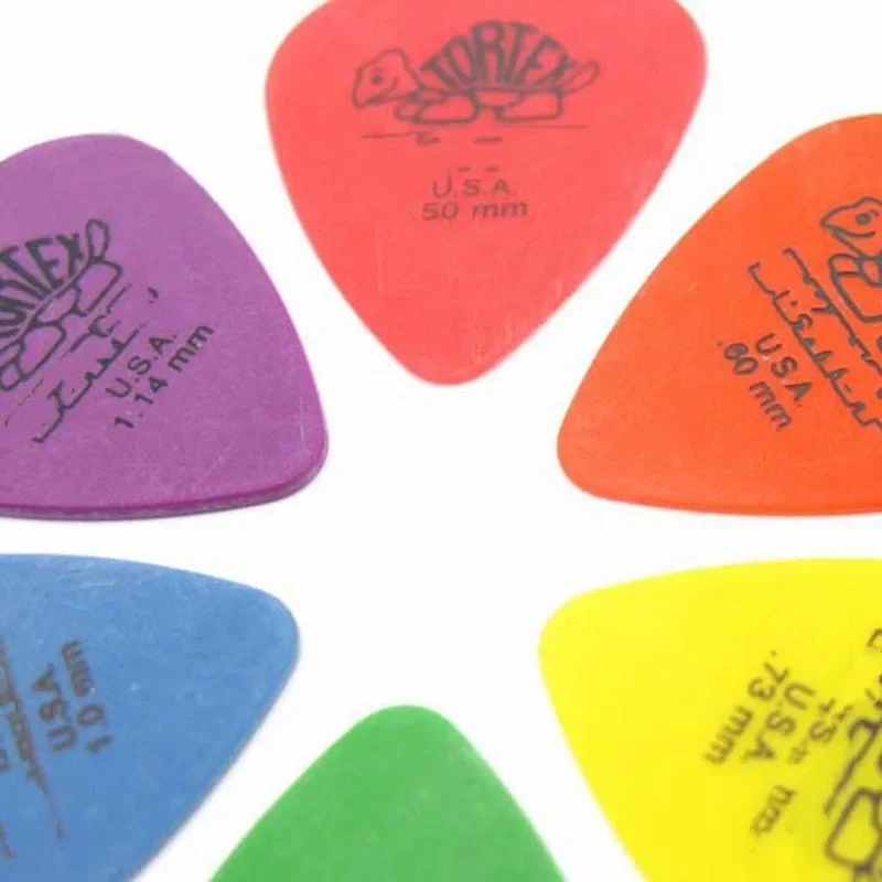 5Pcs 0.73 /0.88 /1.0 /1.14 mm Bass Guitar Picks Mediator Acoustic Electric Accessories Classic Instrument ThicknessGuitar Parts