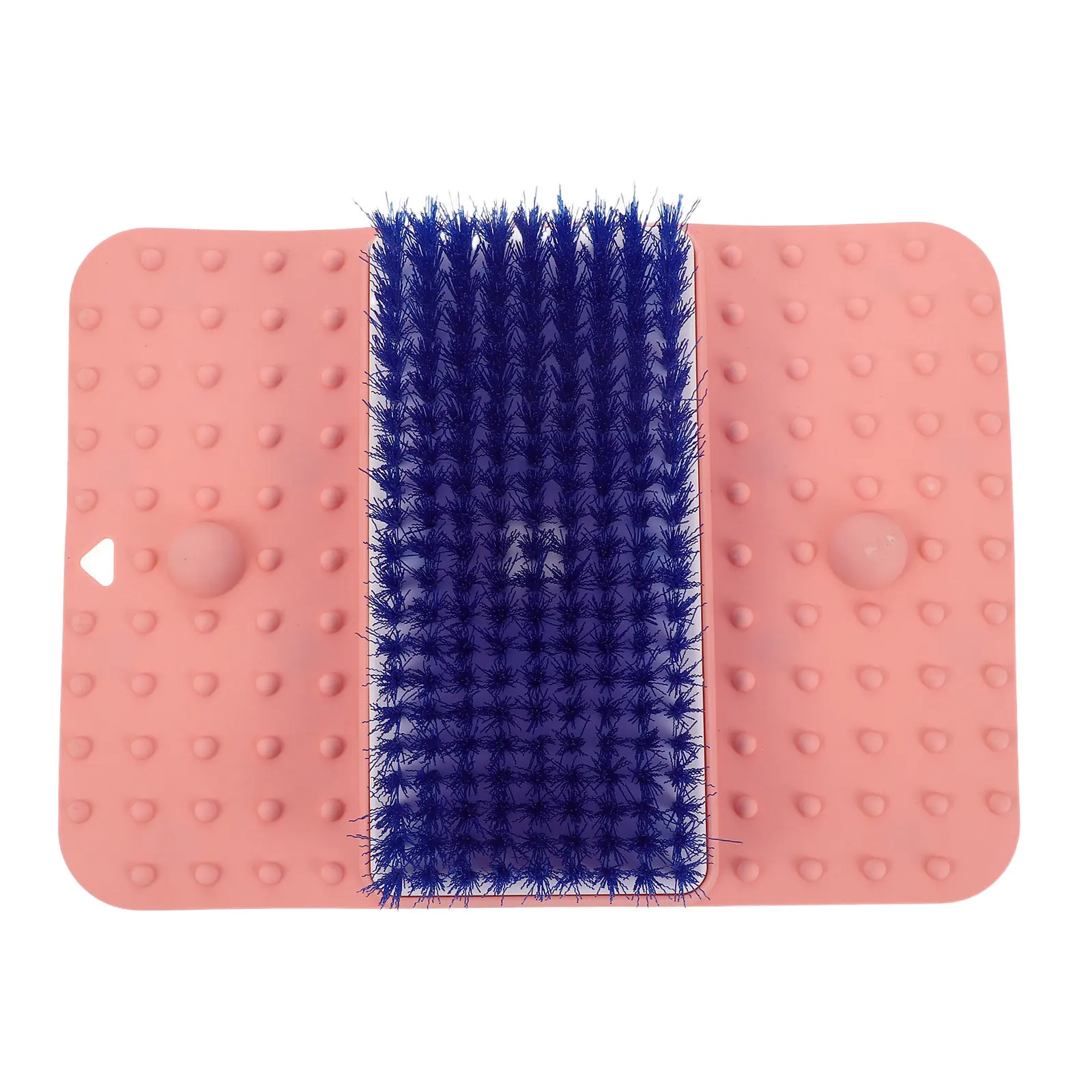 Bathroom Foot Massager Mat Tpr Anti Slip Suction Cup Shower Scrubber for Exfoliating Acupoint Massage Feet Washing Dead Skin