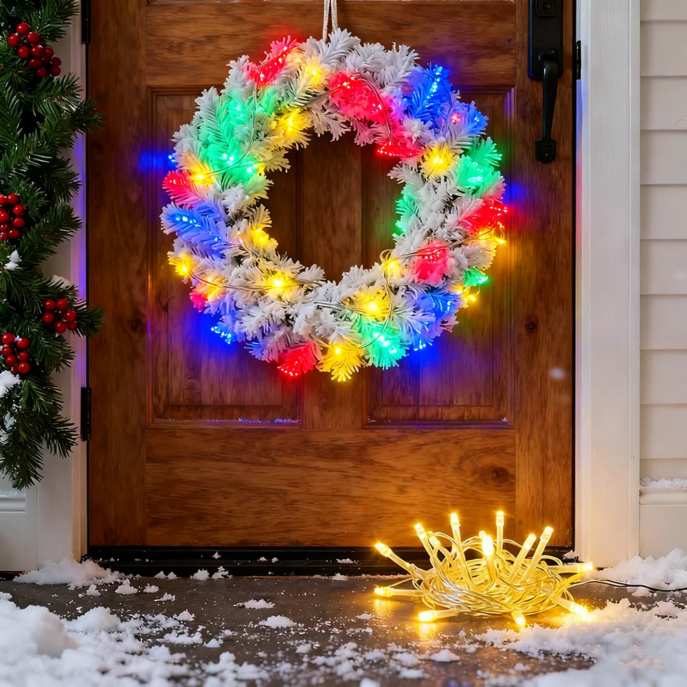 

1PC Fairy Lights Battery Operated, 20 LED String Lights with Timer Fairy String Lights 6 Hours on/18 Hours Off for Home Party