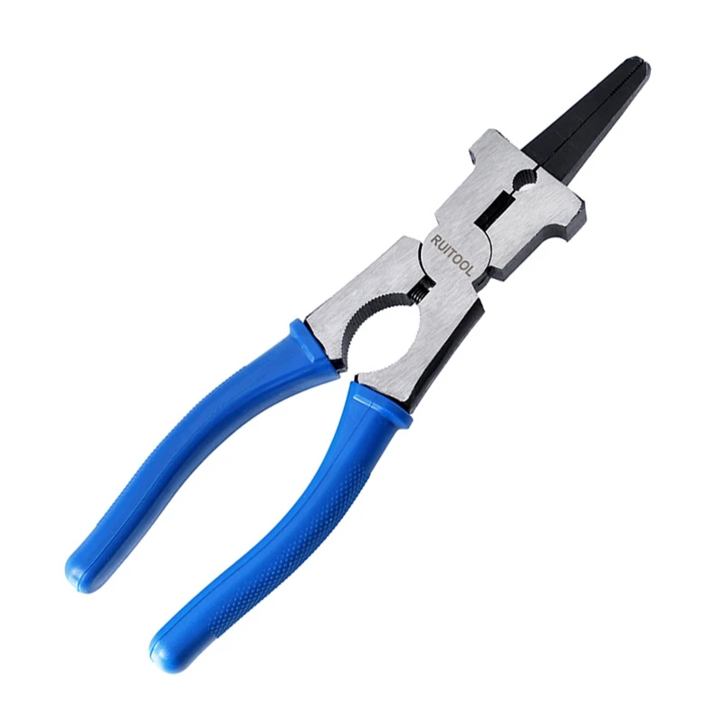 Multipurpose MIG Welding Pliers Flat Mouth Pincers Wire Cutting Spring Loaded Insulated Handle Hand Tools DropShipping