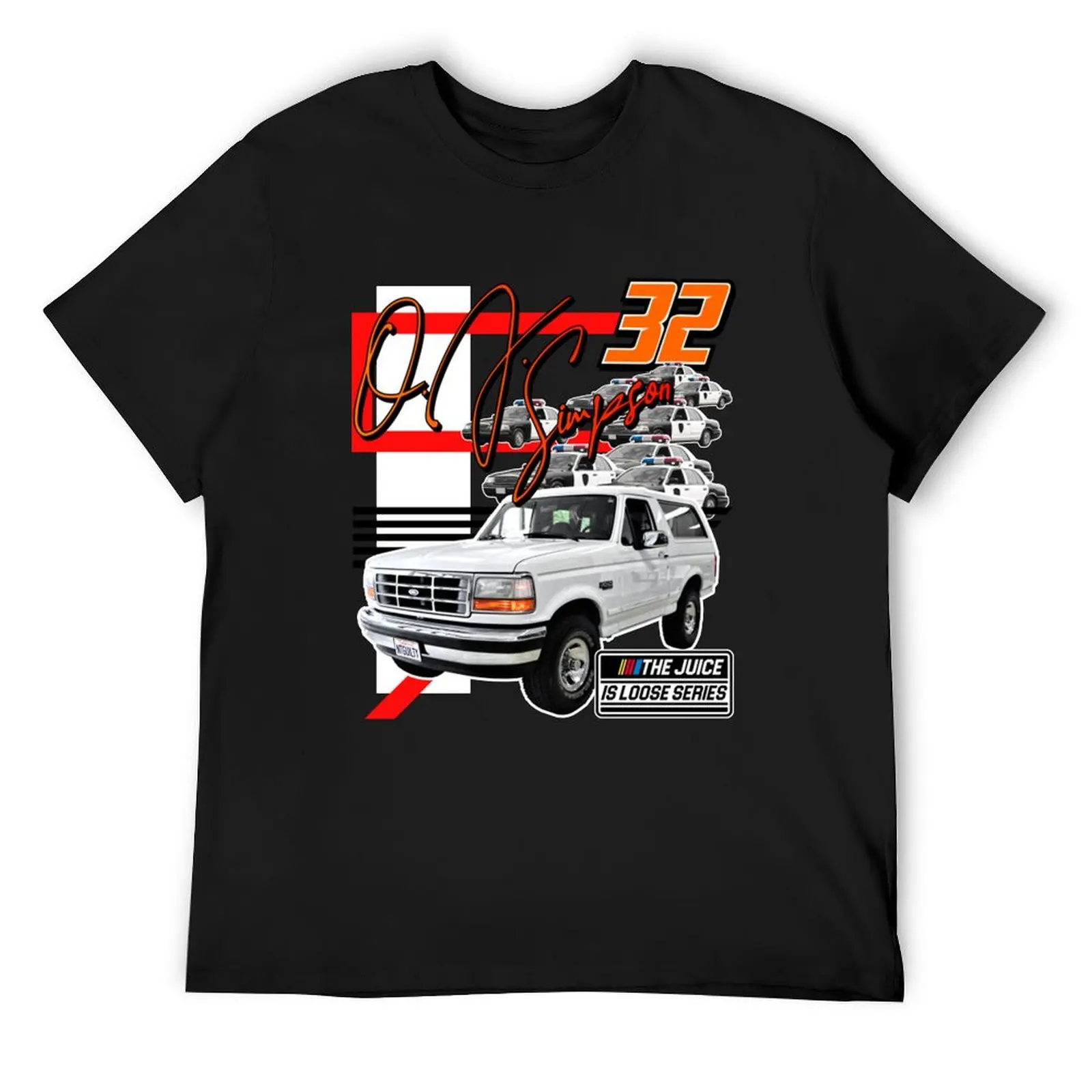 

Retro The Juice is Loose OJ Chase Race 90s Style Design TShirt T-Shirt animal prinfor boys funny costumes men clothings