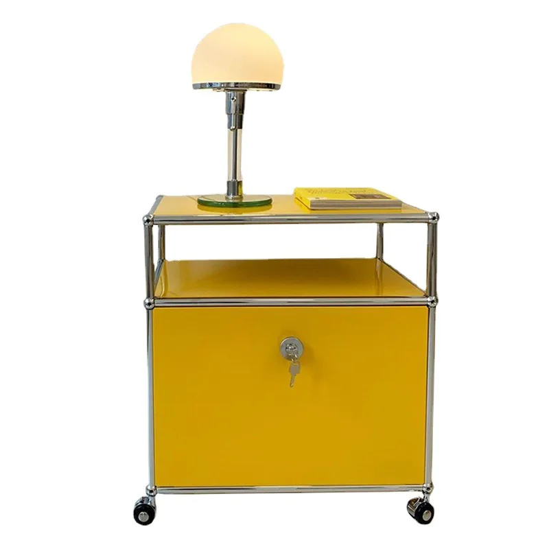 

Modern minimalist bedside table, bedroom storage locker