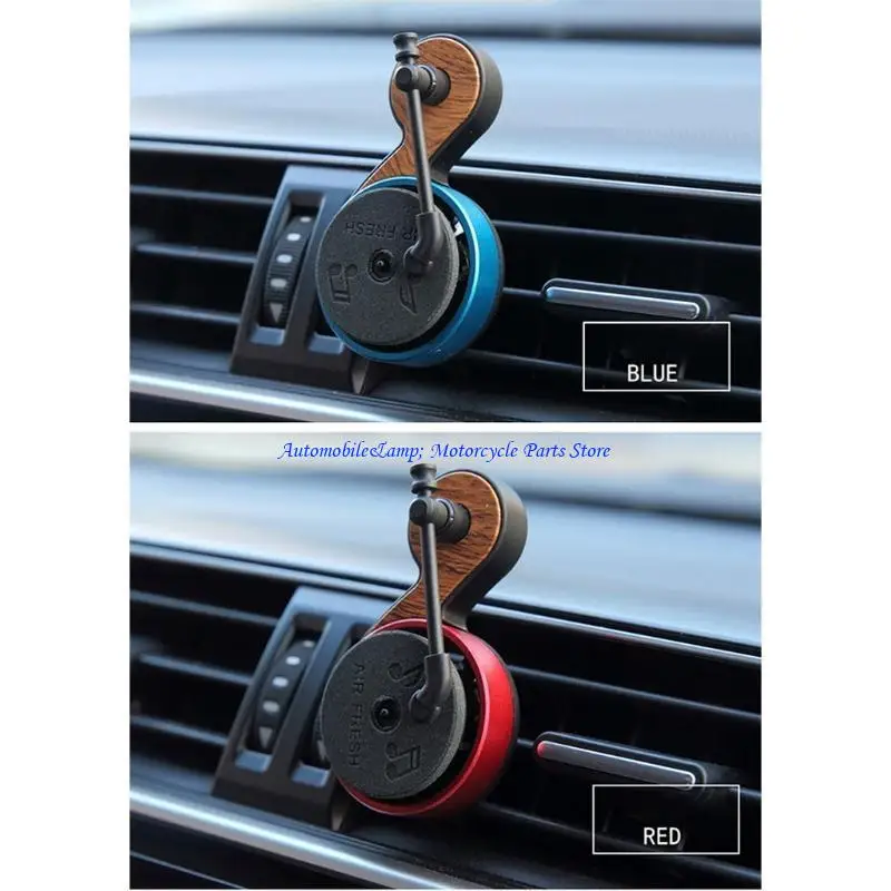 

H7BD CAR Outlet Outlet Clip Creative Musical Ettance Aroma Diffuser Decor