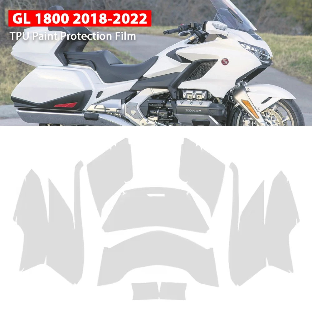 

Для Honda Gold Wing 1800 Goldwing GL1800 2018-2022 мотоциклетный невидимый чехол защитная пленка из ТПУ PPF Goldwing аксессуары
