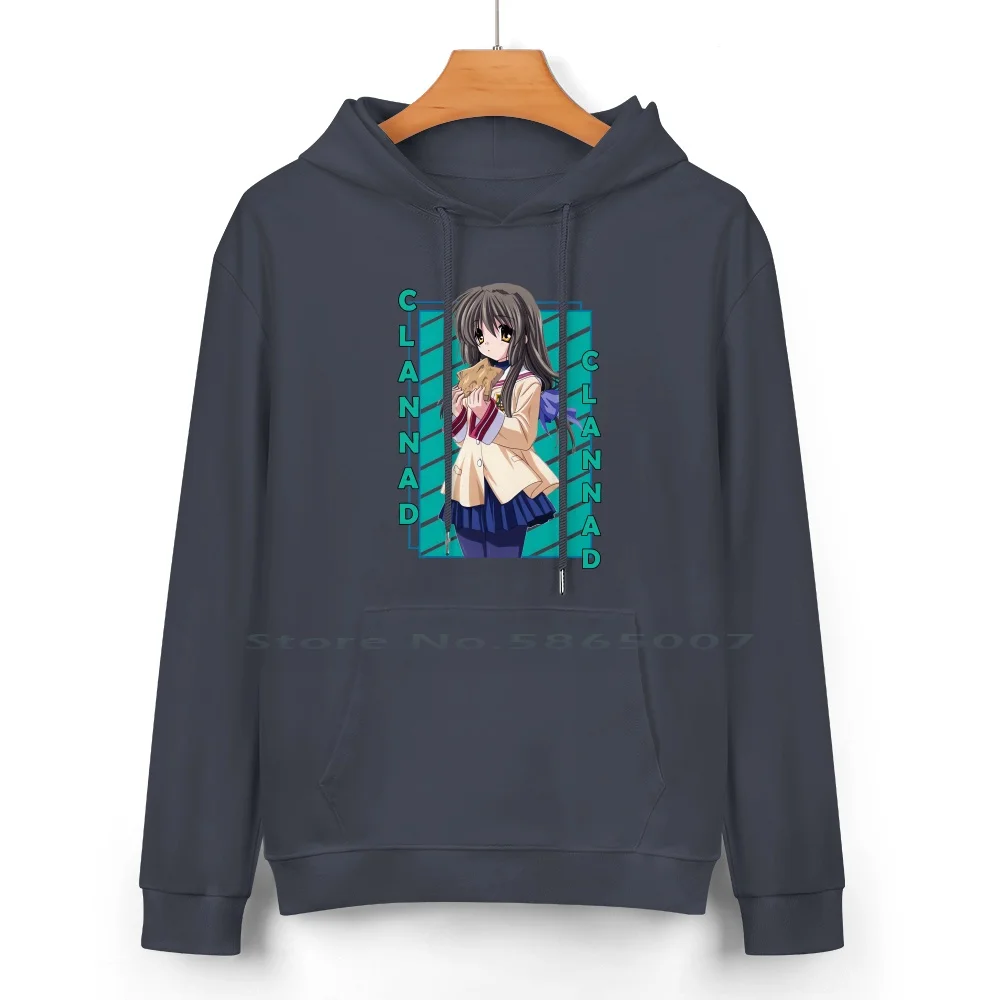 Fuko Ibuki Clannad Kuranado Color Stripe Design Pure Cotton Hoodie Sweater 24 Colors Ibuki Fuko Fuko Ibuki Clannad Fuko Ibuki