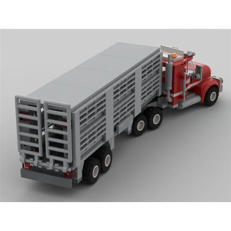 MOC-171485 City Transport Truck, Assembly Splicing Building Blocks Model, Brinquedos Criativos, Kids Gifts