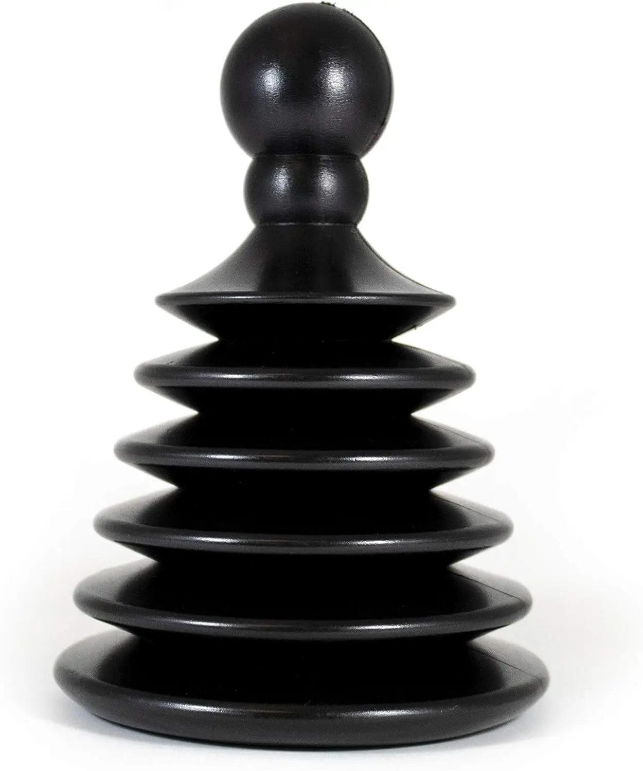 

Mighty Tiny Plunger for Bathroom Kitchen Sinks, RV Sink Drain Unclogging Tool, Black