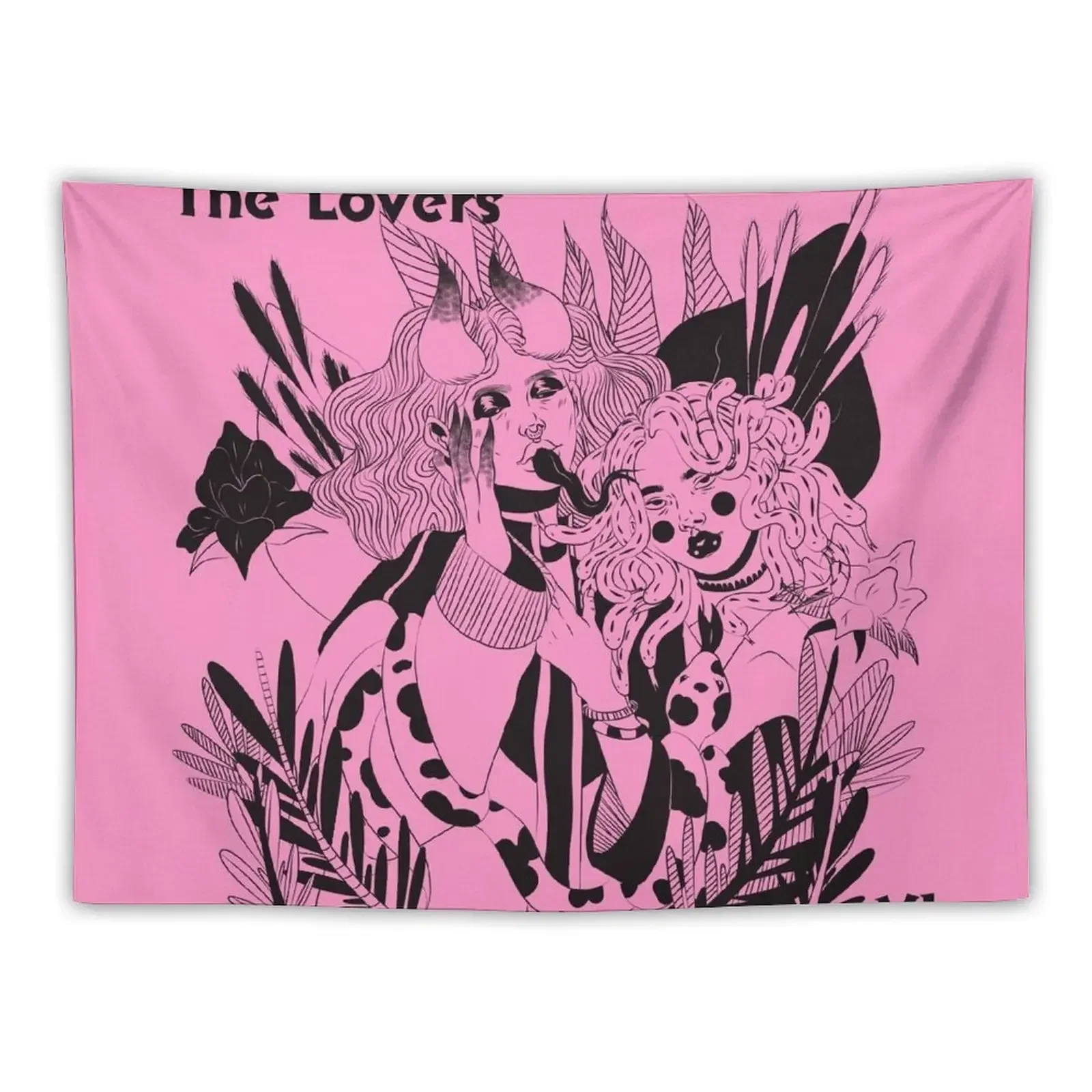 

The Lovers Tapestry Carpet On The Wall House Decor Tapestry