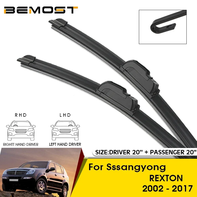 Car Wiper Blades For Ssangyong REXTON 2002-2017 Windshield Windscreen Front Window Blades 20\