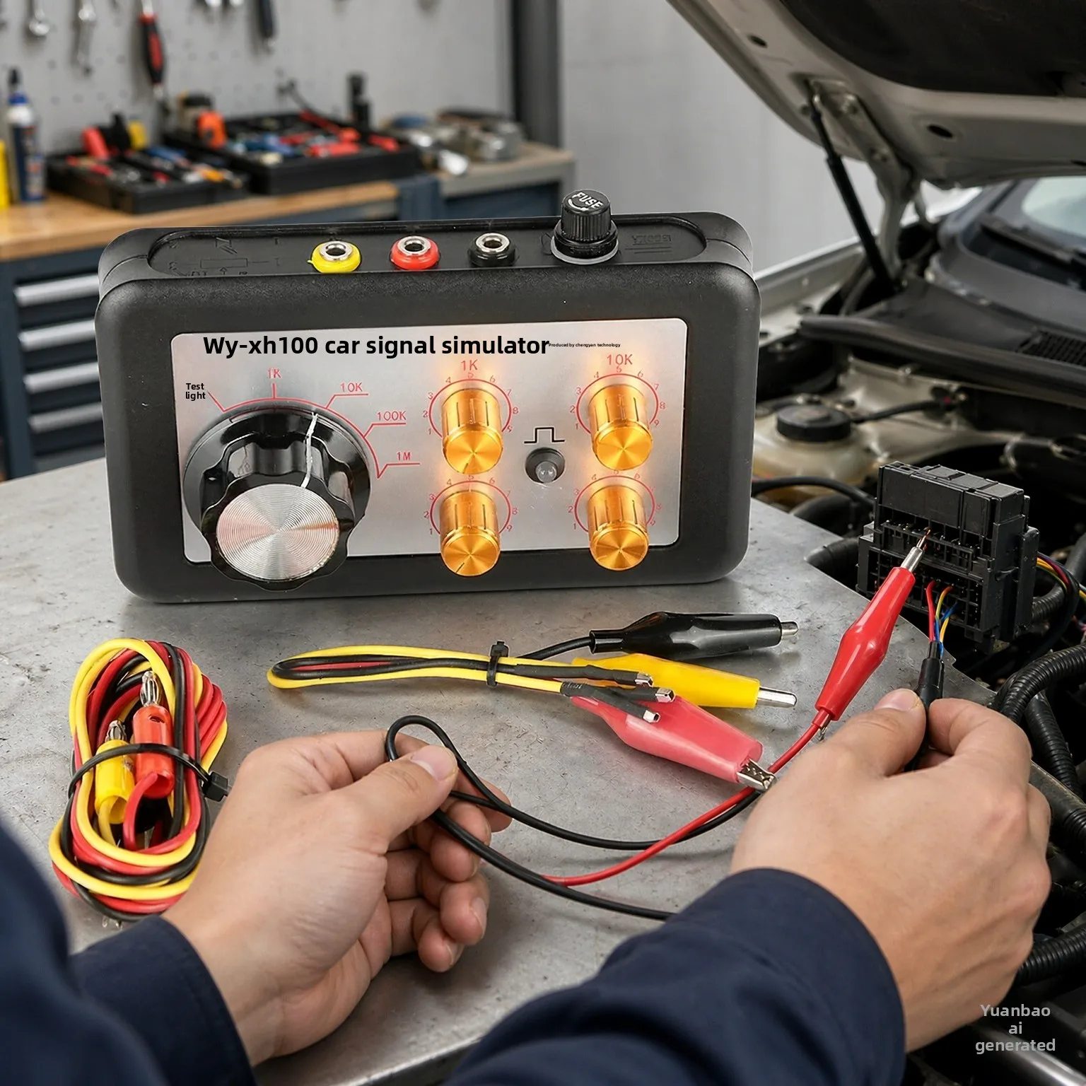 Automotive-Sensoren, Widerstände, einstellbarer Widerstand, Potenzialsignal-Emulator, Werkzeuge zur Reparatur von Fahrzeugstromkreisen. – Detail 8