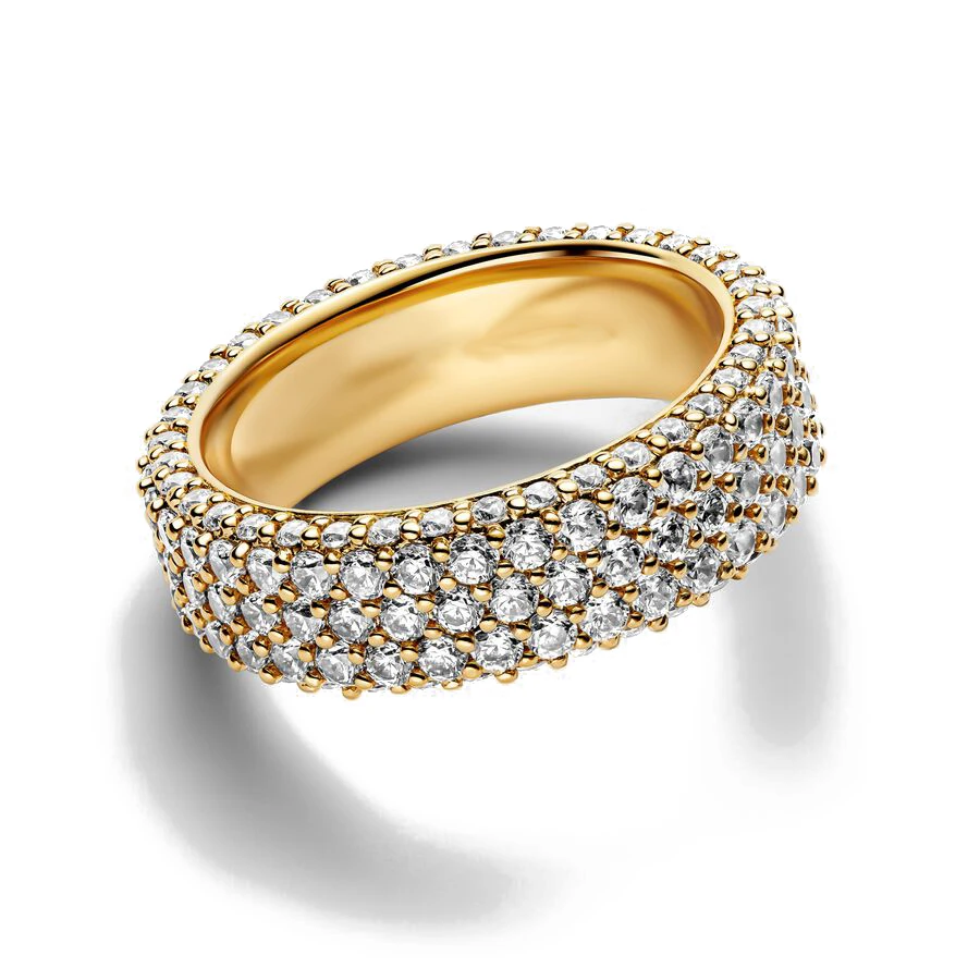 925 Sterling Silver Love Pink Gemstone Pearl Size 6 7 8 9 Anello fiore Anelli Gioielleria raffinata di moda per le donne