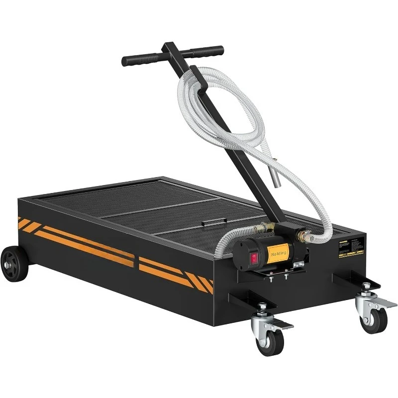 

HOME.20 Gal Electric Oil Drain Pan, 110V High-Flow Pump, 9.8 FT Hose, 200 W Motor, 2 Locking Swivel Casters and 2 Directional Wh