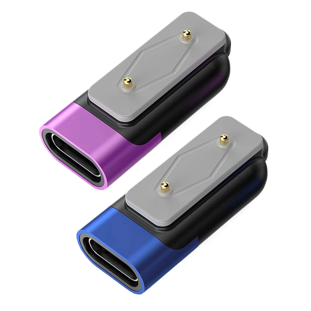 

USB Type-C Charger Adapter for Samsung Galaxy Fit 3 Charging Cable Converter Watch Charger Adapter Right Angle Charging Adapter