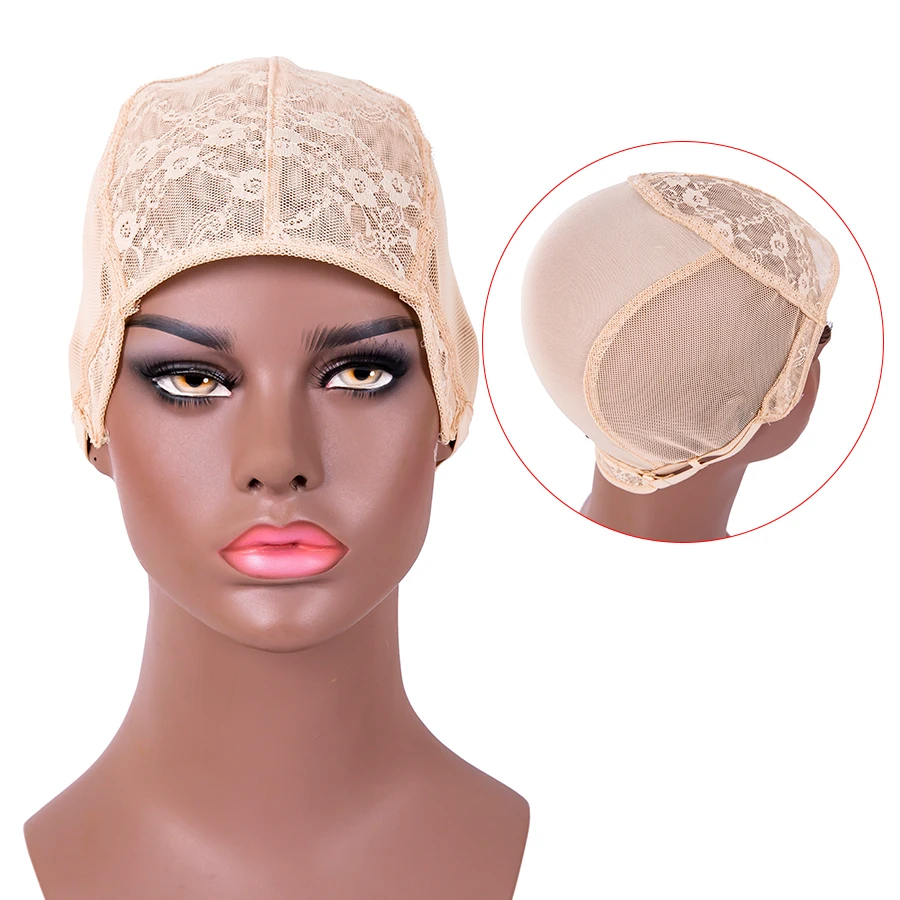 Wig Accessories Wig Cap For Making Wig Lace Front Hair Nets Double Layer Ventilated Wig Cap Adjustable Buckle Women Elastic Wig