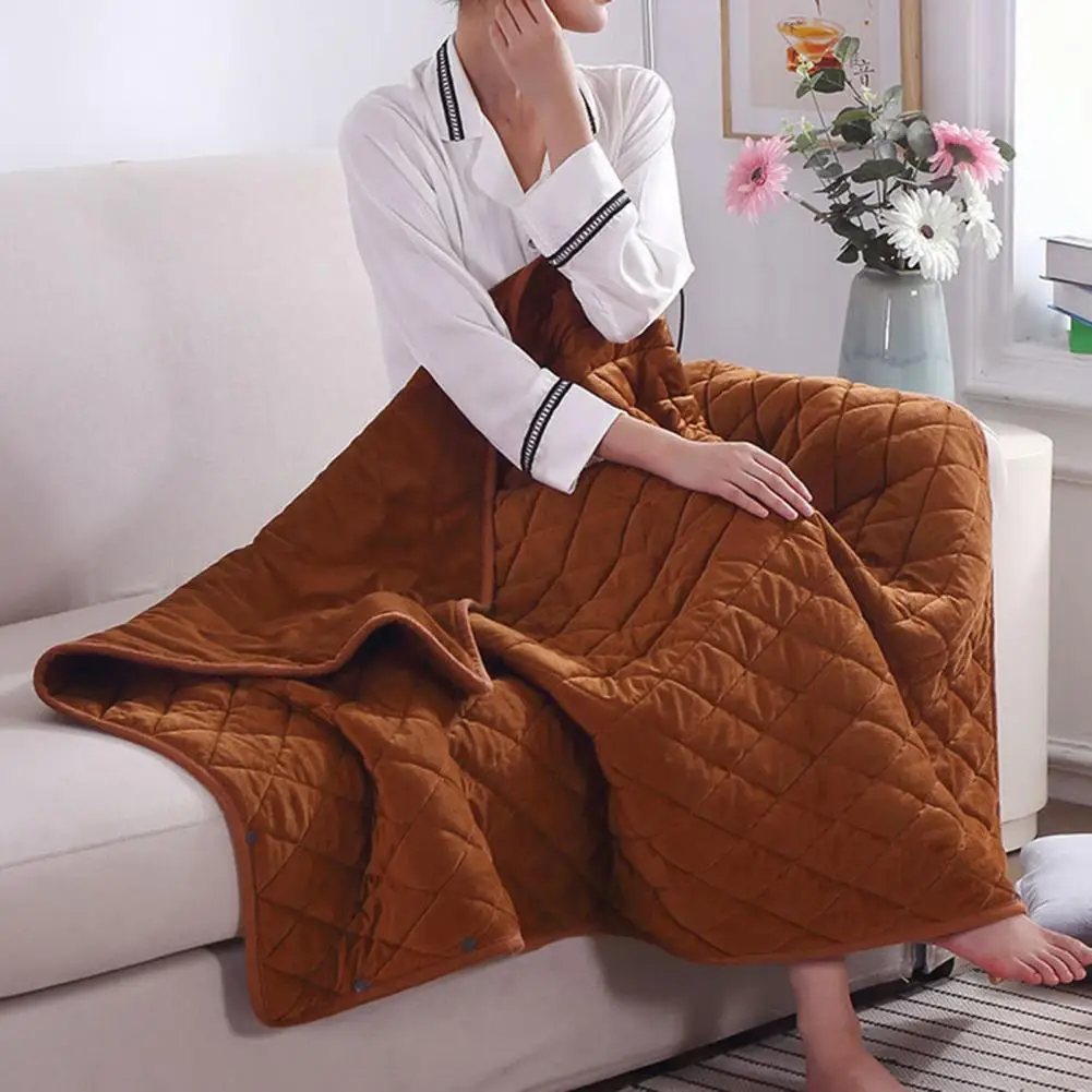 Fashion Smart Constant Temperature Wearable Office Lady Electric Throw Blanket Winter Warmer for Cold Weather