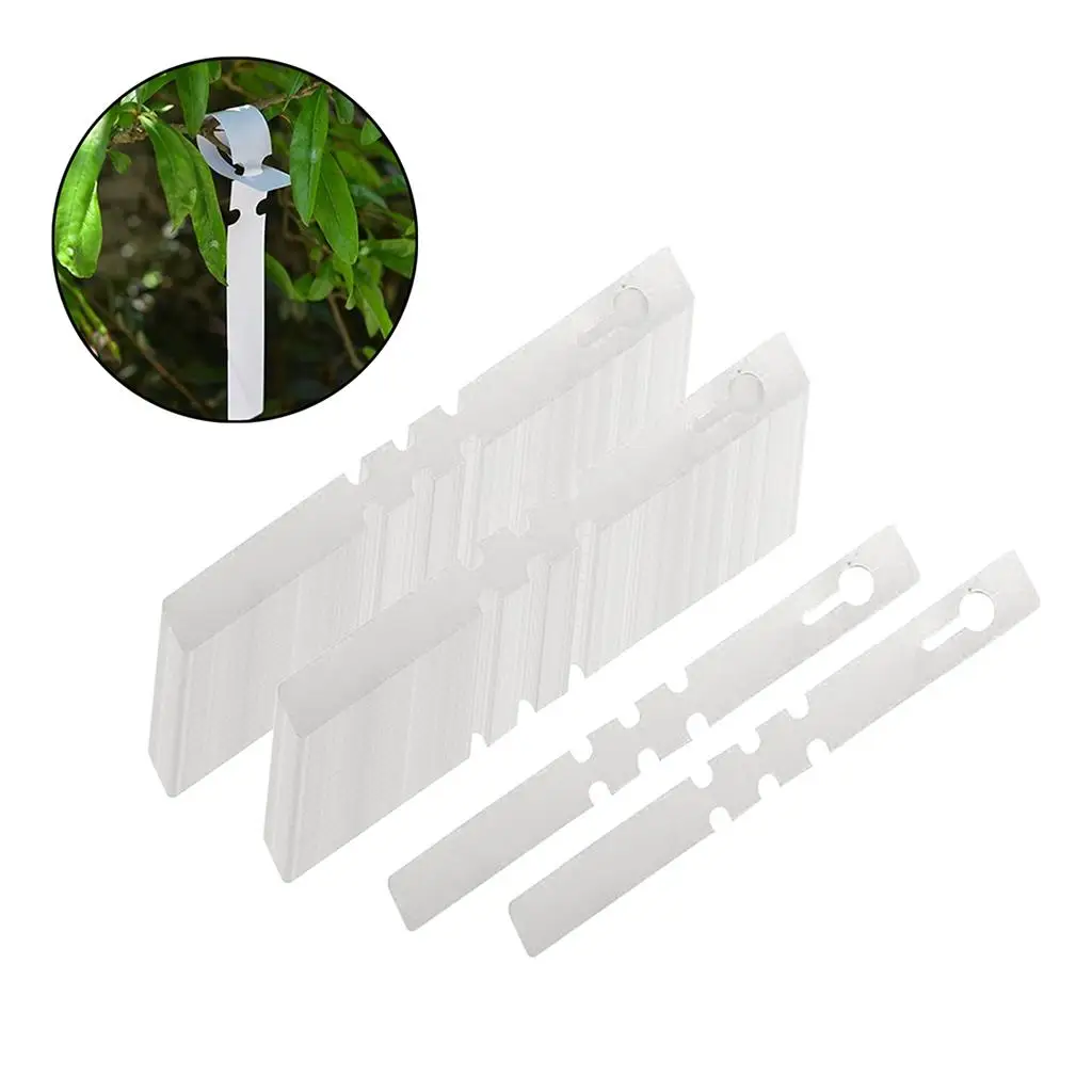 

100pcs Plant Labels Plant Tree Tags Plastic Wrap Around Hanging Nursery Garden