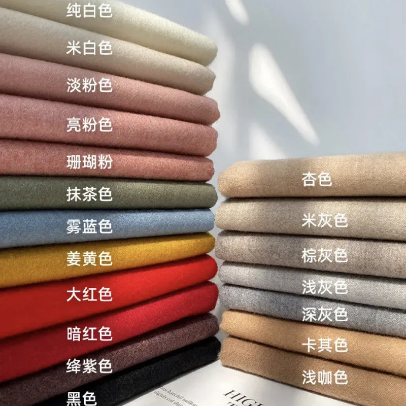 

300gsm Solid Color Imitation Cashmere Scarf for Women Winter Warm Long Versatile Shawl Neck Wrap
