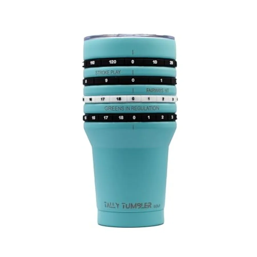 

Golf Stainless Steel Tumbler Cup, 30 oz Leak Proof Lid, Double Wall Insulation, Golf Tumbler with Score Keeping Counter