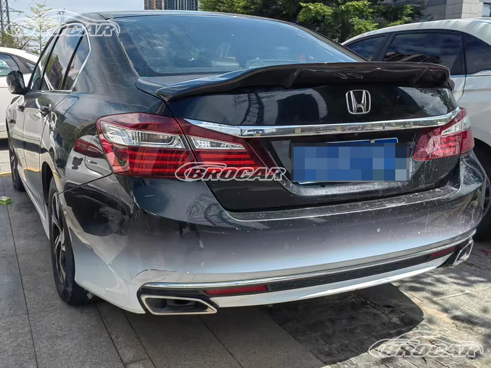 Для Honda Accord GEN 9 R 2014 2015 2016 2017 стиль Высокое качество FRP материал Неокрашенный задний спойлер Багажник багажник