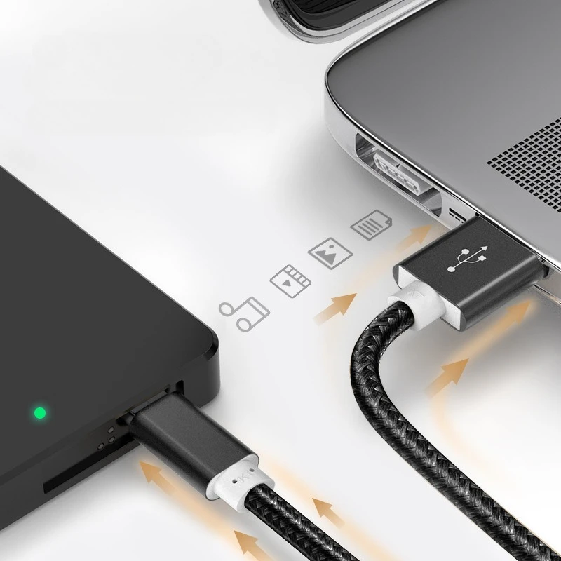 Braided Mini USB 5Pin Cable USB A to Mini USB High Speed Charging & Data Sync Cord For Car DVR GPS Camera MP3 MP4 HDD Multiple