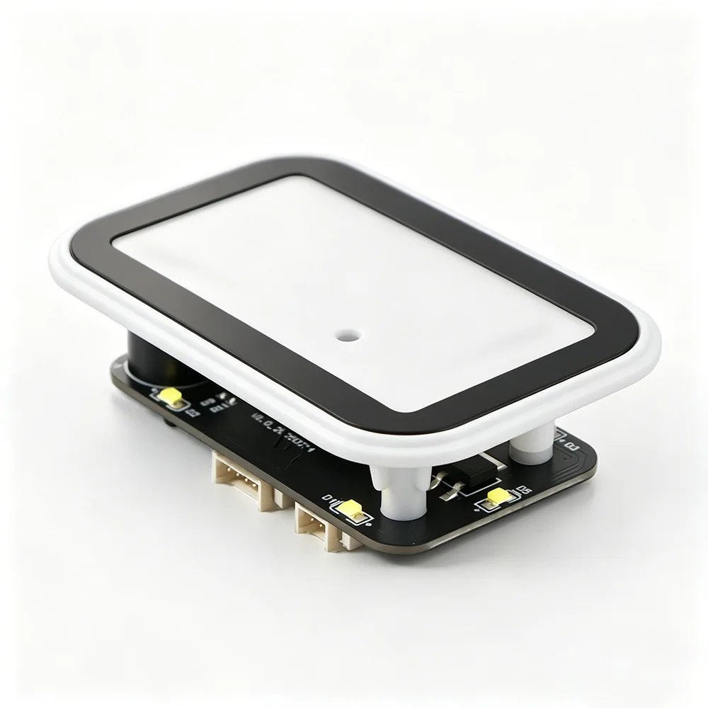Embedded 1D/2D QR Code Scanner Module, Fixed Mount Barcode Scan Engine with USB/RS232
