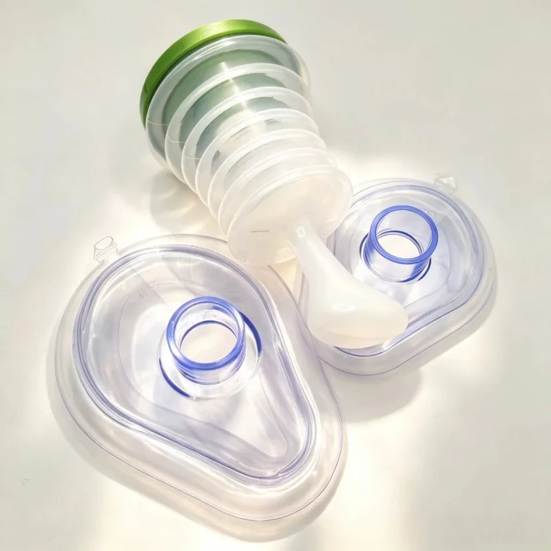 CPR Rescue Mask with One-Way Valve, Anti-Suffocation Aid for Adult & Child, Home First Aid Kit
