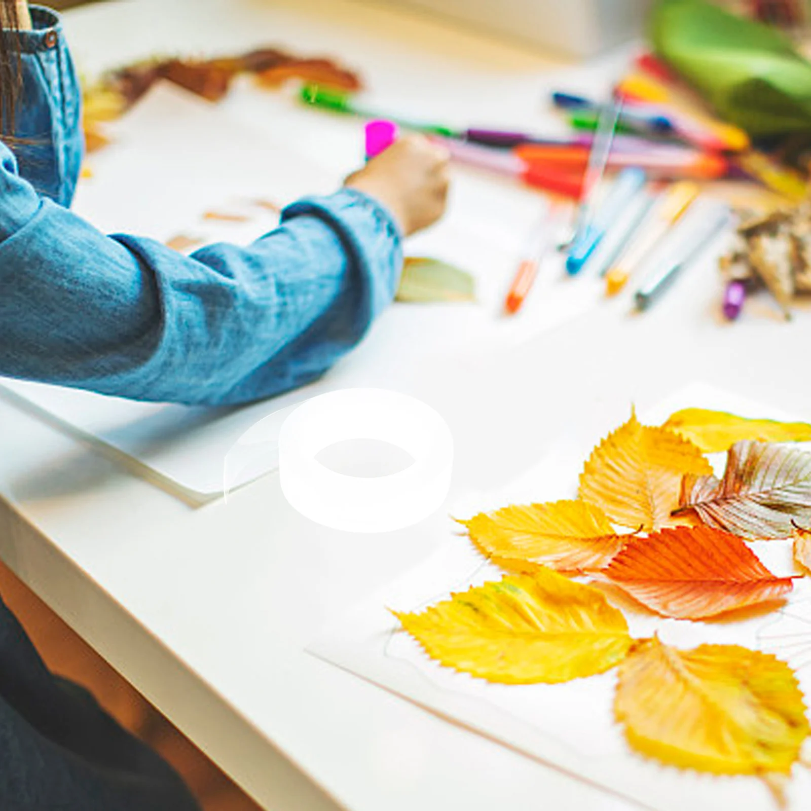 ملصق تثبيت شفاف بشريط نانو أكريليك مزدوج الجوانب، لاصق قوي وقابل للغسل وقابل لإعادة الاستخدام ولا يترك أثرًا ومتعدد الأغراض