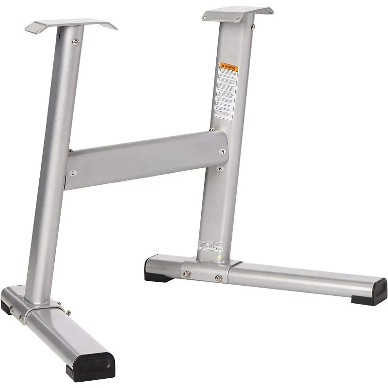 Haltère réglable sur support de poids