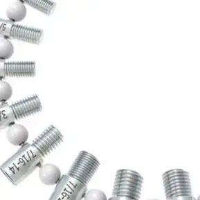 26Pcs Silver Black Thread Gauge Set Metric For Imperial Nut Bolt Size Identifier Carbon Steel Tester For Fastener Inspection Too