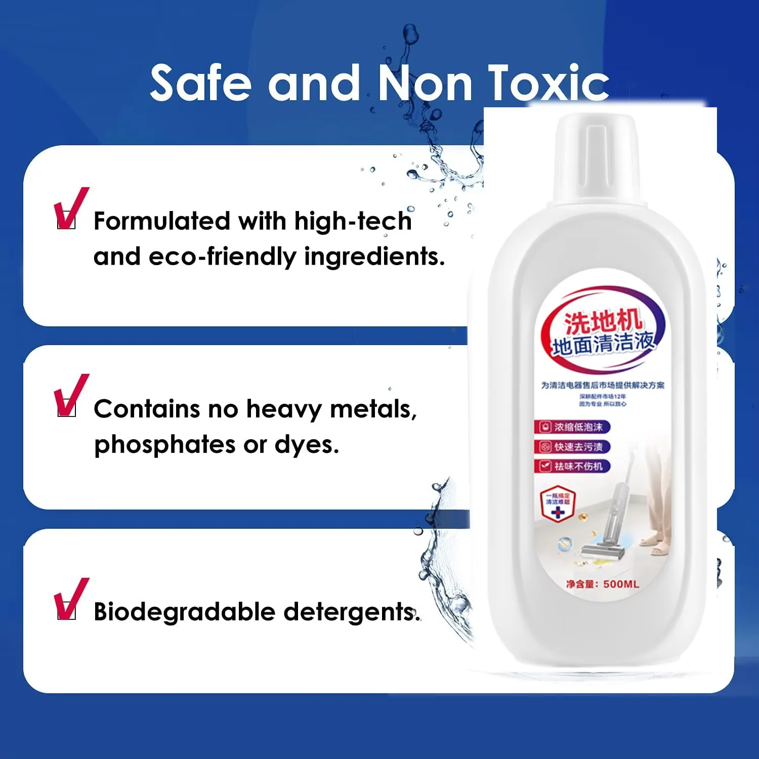 Cleaning Solution For Tineco FLOOR  All Series ONE S3/ S5/Pro2/Combo/S7Pro Robot Vacuum Cleaner Cleaning Liquid Replacement New
