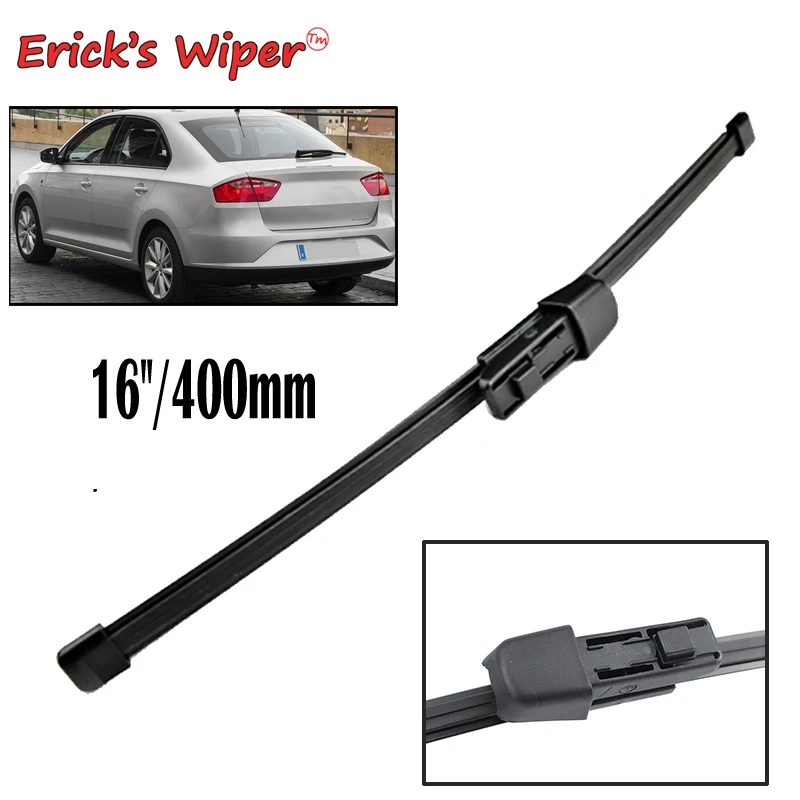 Erick's Wiper 16" Rear Wiper Blade For Seat Toledo 2012 - 2019 Windshield Windscreen Clean Tailgate Window Car Rain Brush