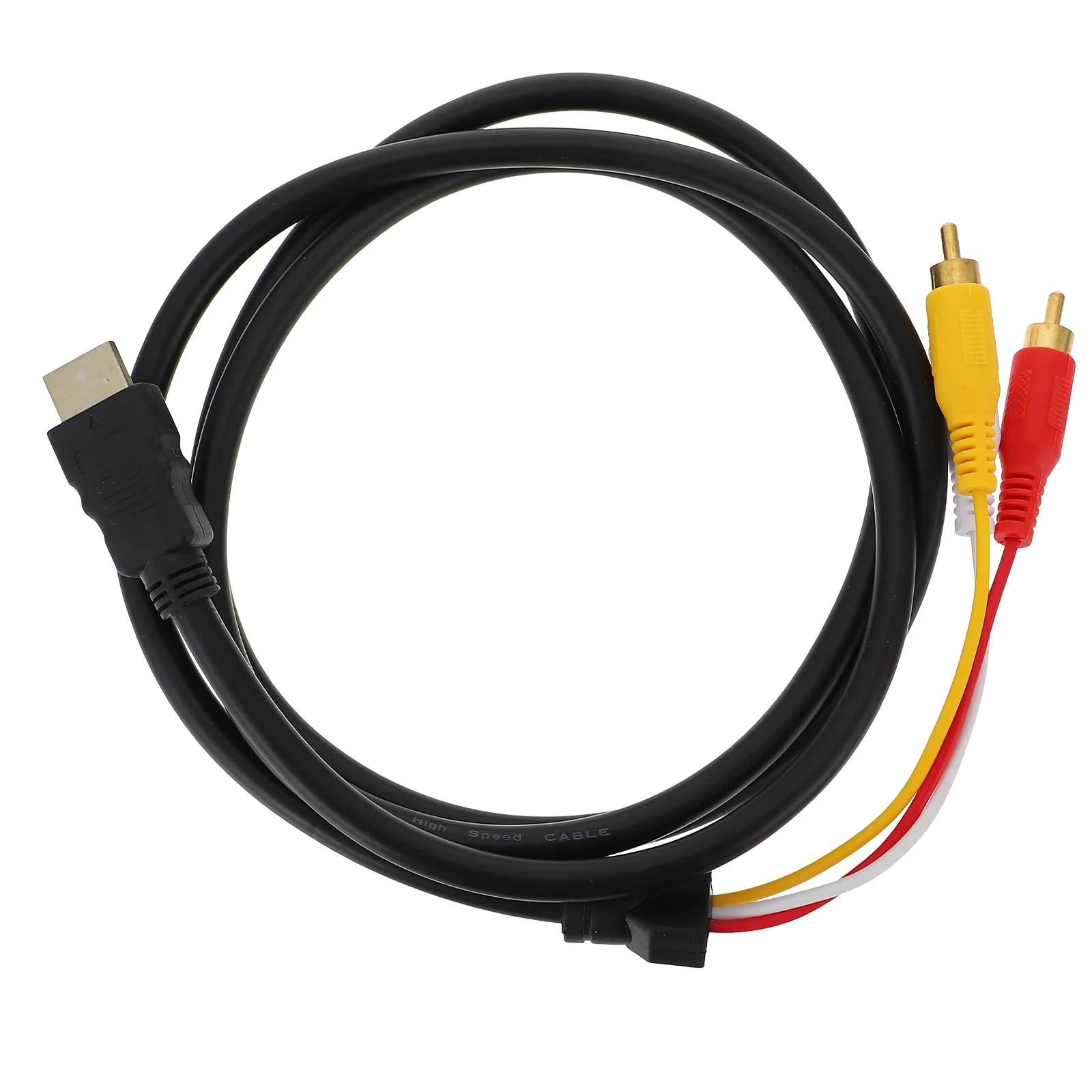 

to Cable Adapter Gold Plated ABS Material Digital Video Audio Signal Transfer Connecting Wire for Electronics