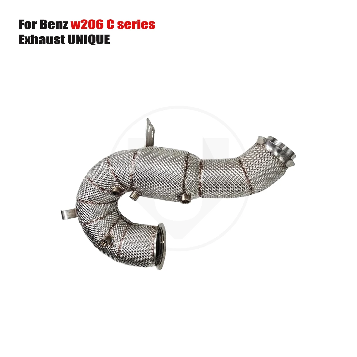 

UNIQUE For 2020+ Benz w206 C200 c250 c260 c300 2.0T With insulator downpipe With cat/without cat exhaust pipe