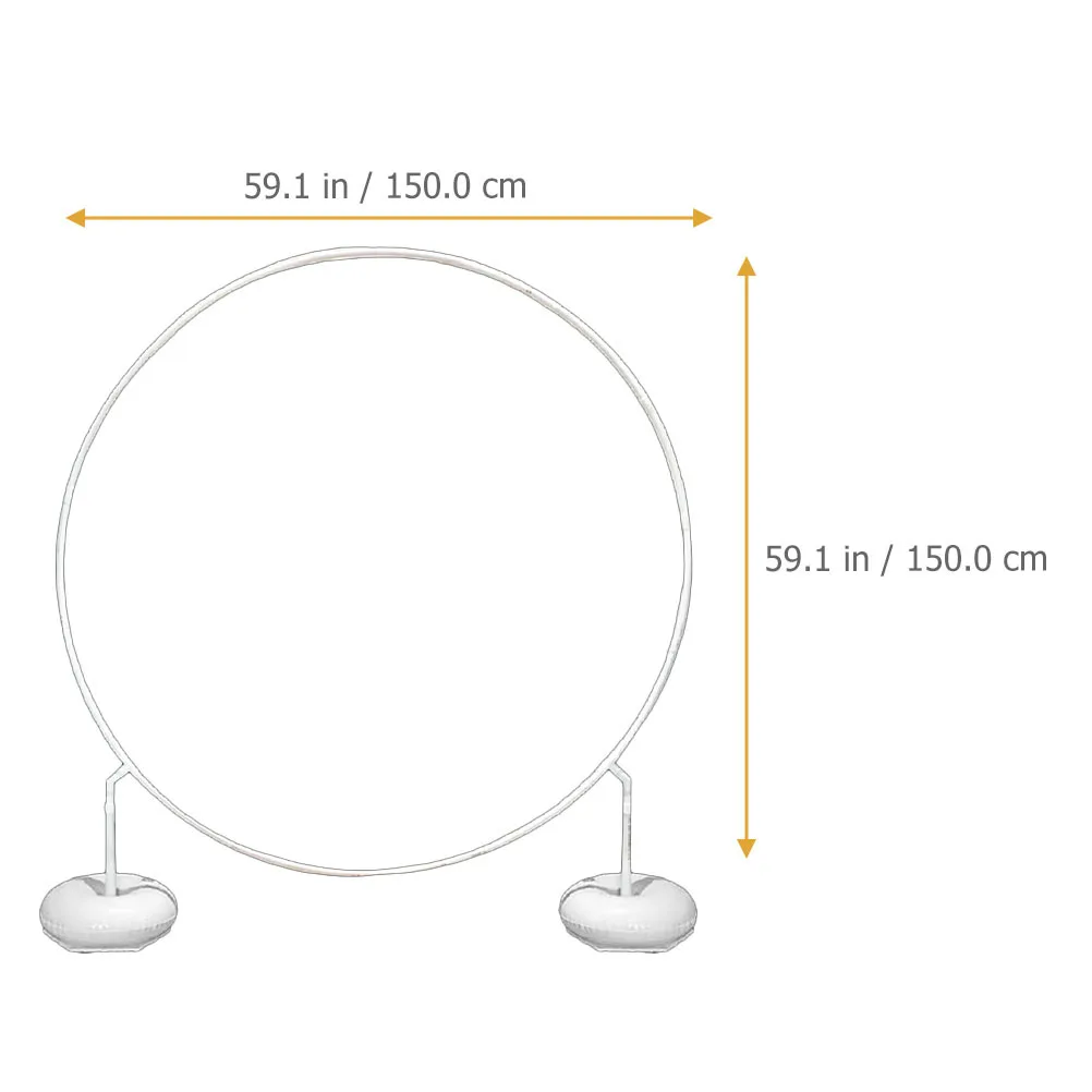 

1Set Round Shaped Arch Kit Water Fillable Base Double Stable Flexible Poles For Wedding Birthday Party Balloon Garland Decor