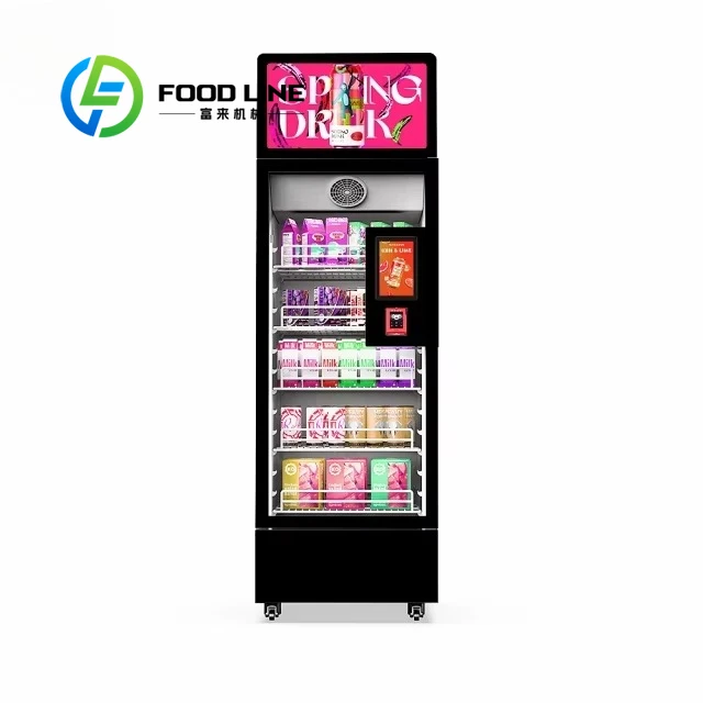 

Торговый автомат с двойным шкафом AI Snack и бесморозным охлаждением. Энергосберегающая система автоматической обработки. Несколько вариантов оплаты.