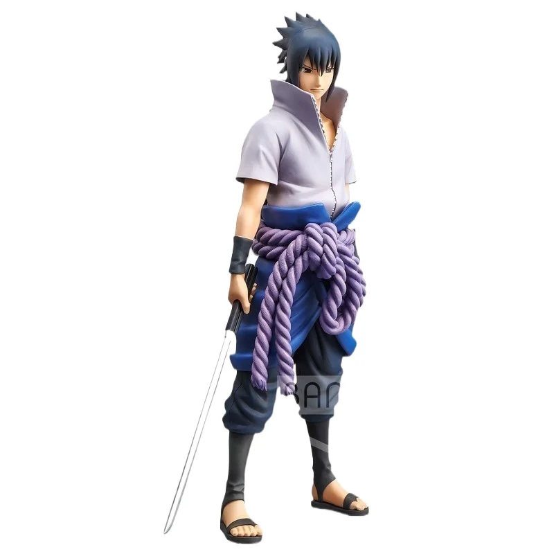 Bandai Classic Anime Naruto GK Grandista Figure Poultice Den Uchiha Sasuke Figre S Anime Figrine Model Bedside Decoration Figure