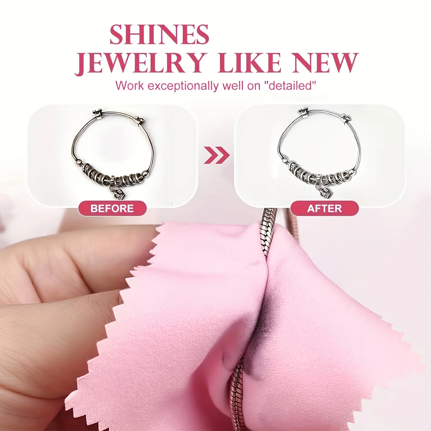 10pcs Polish Polishing Cloth Silver Color Cleaning Polishing Cloth Soft Clean Wipe Wiping Cloth For Silver Gold Jewelry Tools