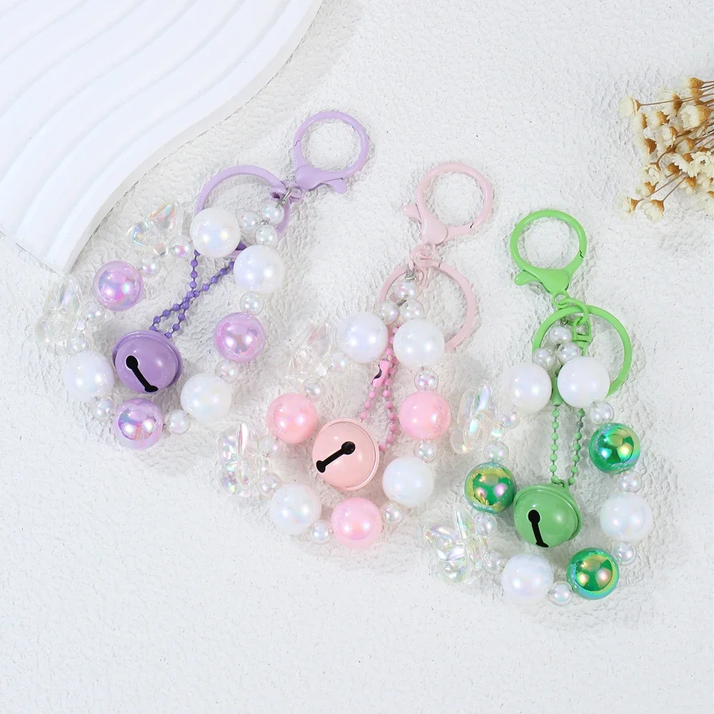 Bow Keychain Sweet and Colorful Bag Pendant Phone Headphone Case Decorative Accessories Fashionable Bow Gift for People