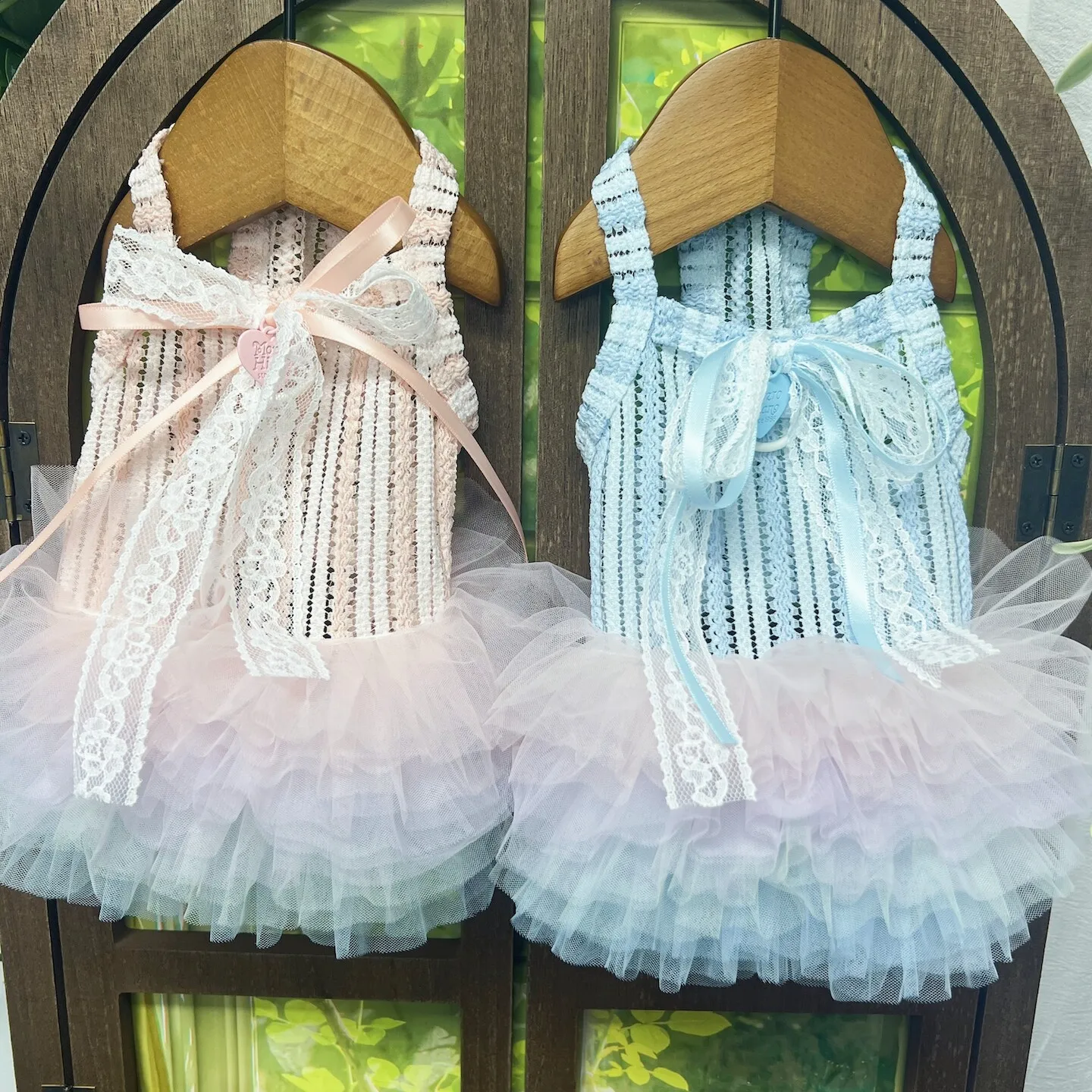 

Summer Pink Blue Puppy Skirts Hollow Breathable Lace Tutu Dress for Small Medium Dog Wedding Party Pet Dog Clothes Chihuahua