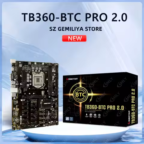 TB360-BTC PRO 2.0 Gaming motherboard Intel B360 LGA1151 DDR4 SATA3 PCI-E X16 Support 8 GPU 9700K 8700K 9400F 8400T 8350K cpu
