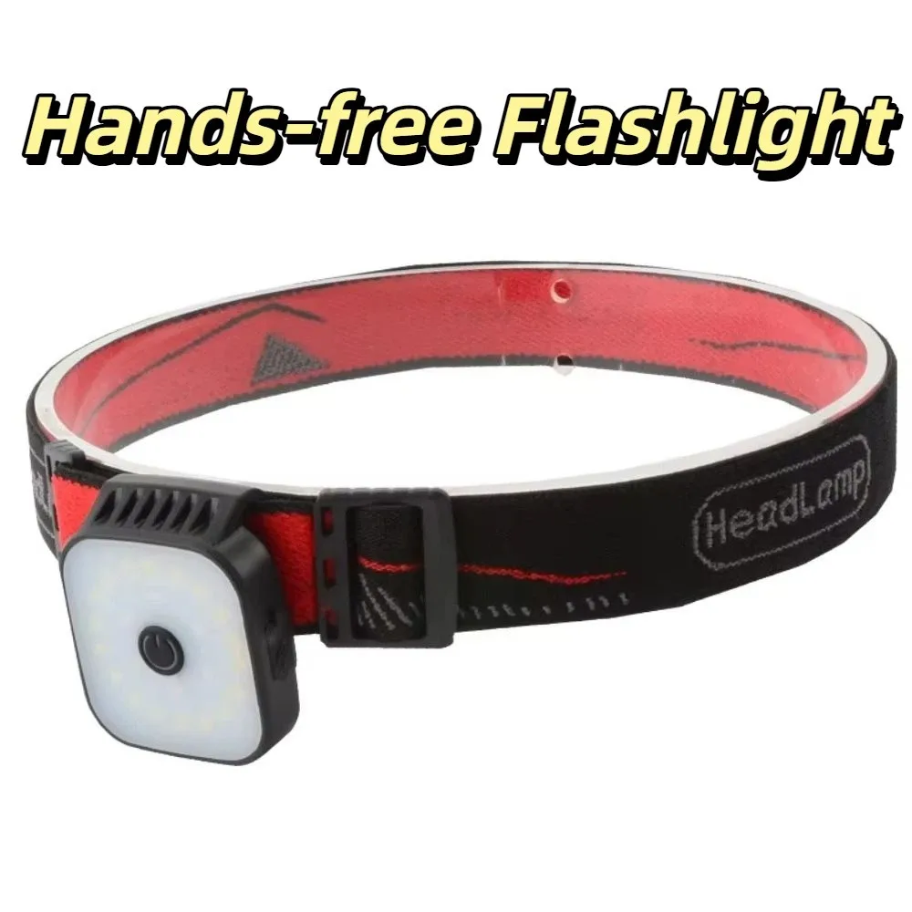 

USB Rechargeable Headlights Mini Portable Alternating Traffic Rechargeable Flashlight Clip On Green LED Wearable Flashlight