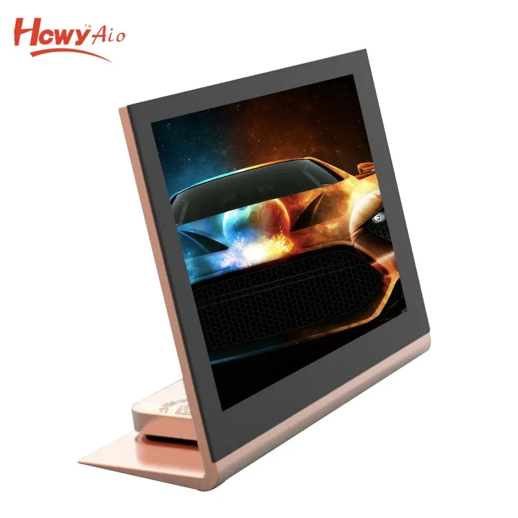 Android Optional 10.1 Inch 1280x800 L-shaped USB SD Ports Aluminium Casing Video Photos Media Player