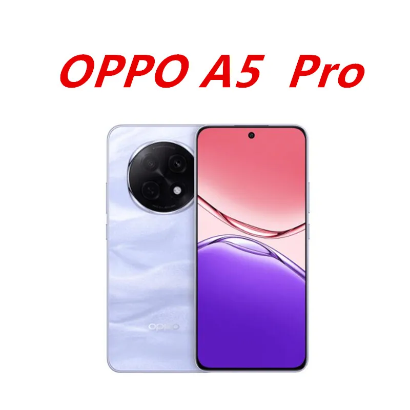جديد OPPO A5 Pro 6000mAh 80W SuperVOOC البعد 7300 6.7 بوصة AMOLED 120 هرتز NFC OTA تحديث 50MP OIS